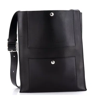 Pre-owned Hermes  Hermes Cab'h Tote Evergrain In Black