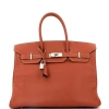 Pre-owned Hermes  Hermes Candy Birkin Bag Epsom 35 In Orange