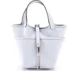 Pre-owned Hermes  Hermes Cargo Picotin Lock Bag Canvas And Swift Pm