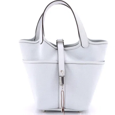 Pre-owned Hermes  Hermes Cargo Picotin Lock Bag Canvas And Swift Pm