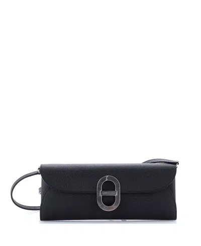 Pre-owned Pre-owned Hermes  Hermes Chaine D'ancre To Go Wallet Epsom In Black