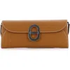 Pre-owned Hermes  Hermes Chaine D'ancre To Go Wallet Epsom In Brown