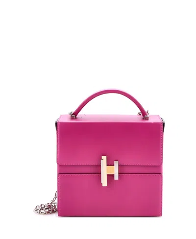 Pre-owned Pre-owned Hermes  Hermes Cinhetic Top Handle Bag Tadelakt In Pink