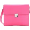 Pre-owned Hermes  Hermes Clic Wallet On Strap Chevre Mysore 16 In Pink