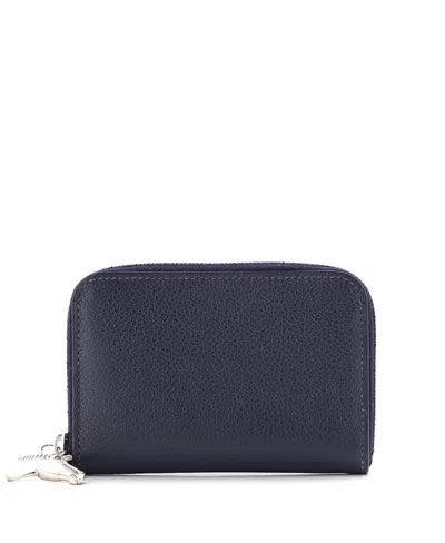 Pre-owned Pre-owned Hermes  Hermes Compact Zipengo Horse Card Holder Leather