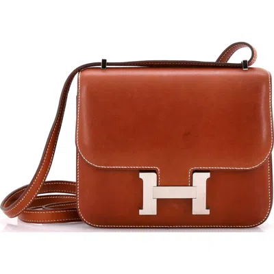 Pre-owned Hermes  Hermes Constance Bag Barenia 18
