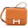 Pre-owned Hermes  Hermes Constance Bag Epsom 18 In Gold