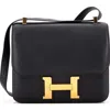 Pre-owned Hermes  Hermes Constance Bag Swift 24 In Black