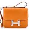 Pre-owned Hermes  Hermes Constance Bag Veau Butler 18 In Brown