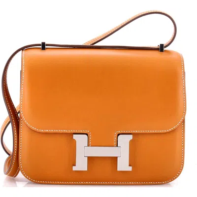 Pre-owned Hermes  Hermes Constance Bag Veau Butler 18 In Brown