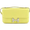Pre-owned Hermes  Hermes Constance Elan Bag Epsom 25 In Yellow