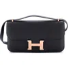 Pre-owned Hermes  Hermes Constance Elan Nm Bag Epsom 25 In Black