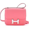 Pre-owned Hermes  Hermes Constance Nm Bag Epsom 18 In Pink