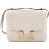 Pre-owned Hermes  Hermes Constance Nm Bag Epsom 18 In White