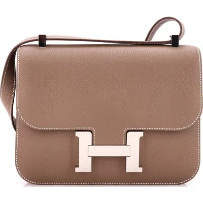 Pre-owned Hermes  Hermes Constance Nm Bag Epsom 24 In Brown