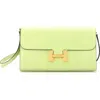 Pre-owned Hermes  Hermes Constance To Go Wallet Alligator