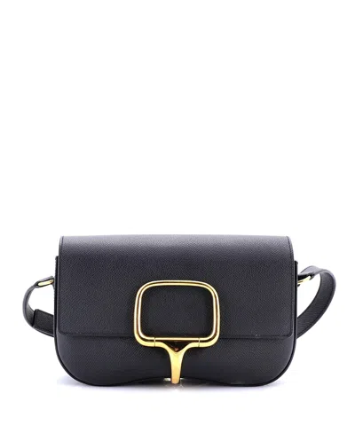 Pre-owned Pre-owned Hermes  Hermes Della Cavalleria Elan Shoulder Bag Epsom In Black
