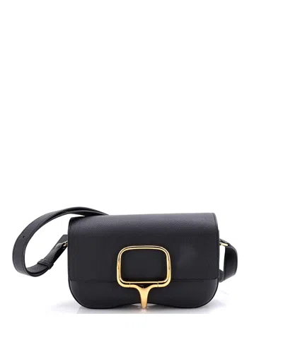 Pre-owned Pre-owned Hermes  Hermes Della Cavalleria Elan Shoulder Bag Epsom In Black