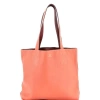 Pre-owned Hermes  Hermes Double Sens Tote Veau Sikkim 36