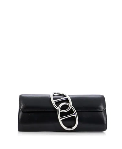 Pre-owned Pre-owned Hermes  Hermes Egee Clutch Tadelakt In Black