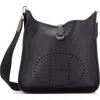 Pre-owned Hermes  Hermes Evelyne Bag Gen I Clemence Pm In Black