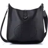 Pre-owned Hermes  Hermes Evelyne Bag Gen I Epsom Pm In Black