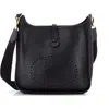 Pre-owned Hermes  Hermes Evelyne Bag Gen Ii Clemence Pm In Black