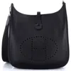 Pre-owned Hermes  Hermes Evelyne Bag Gen Ii Clemence Pm In Black