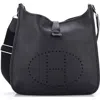 Pre-owned Hermes  Hermes Evelyne Bag Gen Iii Clemence Gm In Black