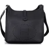 Pre-owned Hermes  Hermes Evelyne Bag Gen Iii Clemence Gm In Black