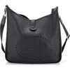 Pre-owned Hermes  Hermes Evelyne Bag Gen Iii Clemence Gm In Black