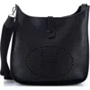 Pre-owned Hermes  Hermes Evelyne Bag Gen Iii Clemence Gm In Black