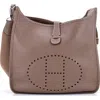 Pre-owned Hermes  Hermes Evelyne Bag Gen Iii Clemence Gm In Brown