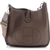 Pre-owned Hermes  Hermes Evelyne Bag Gen Iii Clemence Pm In Brown