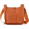 Pre-owned Hermes  Hermes Evelyne Bag Gen Iii Clemence Pm In Gold