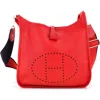 Pre-owned Hermes  Hermes Evelyne Bag Gen Iii Clemence Pm In Red