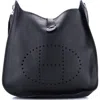 Pre-owned Hermes  Hermes Evelyne Bag Gen Iii Clemence Tgm In Black