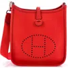 Pre-owned Hermes  Hermes Evelyne Bag Gen Iii Clemence Tpm In Red