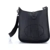 Pre-owned Hermes  Hermes Evelyne Bag Gen Iii Clemence Tpm In Black