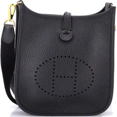 Pre-owned Hermes  Hermes Evelyne Bag Gen Iii Clemence Tpm In Black