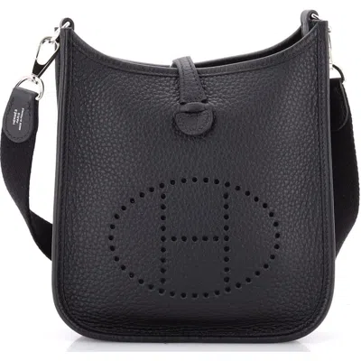 Pre-owned Hermes  Hermes Evelyne Bag Gen Iii Clemence Tpm In Black