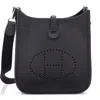 Pre-owned Hermes  Hermes Evelyne Bag Gen Iii Clemence Tpm In Black