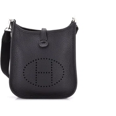 Pre-owned Hermes  Hermes Evelyne Bag Gen Iii Clemence Tpm In Black