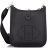 Pre-owned Hermes  Hermes Evelyne Bag Gen Iii Clemence Tpm In Black
