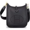 Pre-owned Hermes  Hermes Evelyne Bag Gen Iii Clemence Tpm In Black