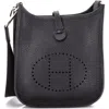 Pre-owned Hermes  Hermes Evelyne Bag Gen Iii Clemence Tpm In Black