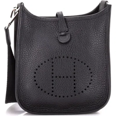 Pre-owned Hermes  Hermes Evelyne Bag Gen Iii Clemence Tpm In Black