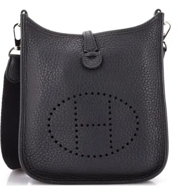 Pre-owned Hermes  Hermes Evelyne Bag Gen Iii Clemence Tpm In Black