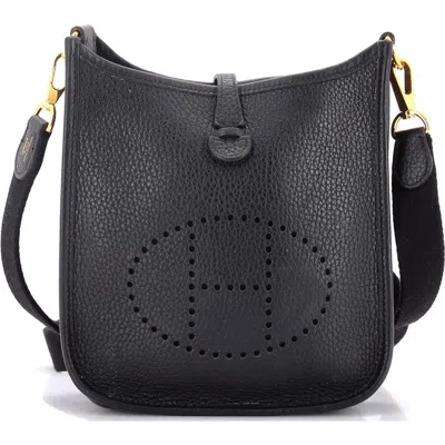 Pre-owned Hermes  Hermes Evelyne Bag Gen Iii Clemence Tpm In Black