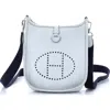 Pre-owned Hermes  Hermes Evelyne Bag Gen Iii Clemence Tpm In Blue